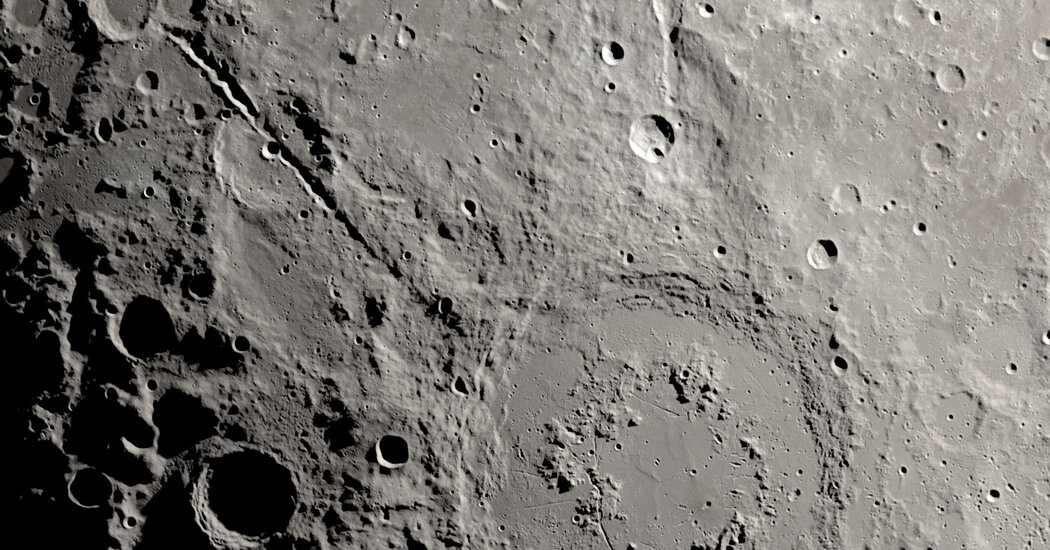 Grand Canyons na lua foram feitos em questão de minutos