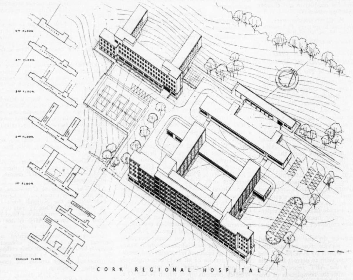 1938 – Design para Hospital Regional, Wilton, Cork