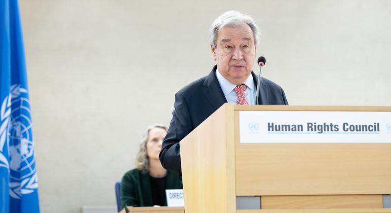 Líder da ONU alerta para sufocamento dos direitos humanos ao redor do mundo