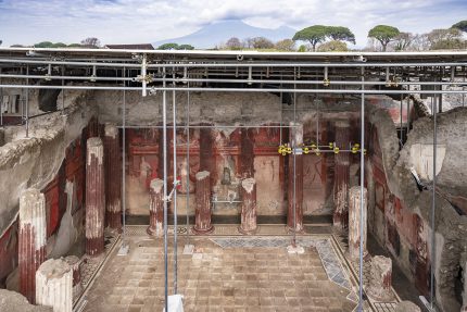 Frescos de culto misteriosos de Dionysus em tamanho real encontrados em Pompéia-The History Blog