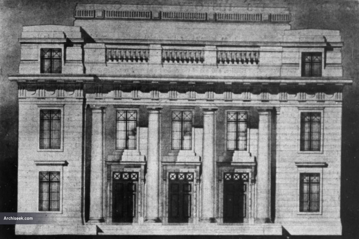 1923 – Design para edifícios municipais e prefeitura, Cork