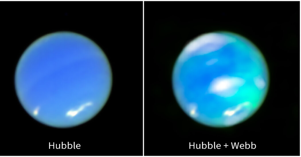 O telescópio Webb da NASA spots Auroras em Netuno pela primeira vez