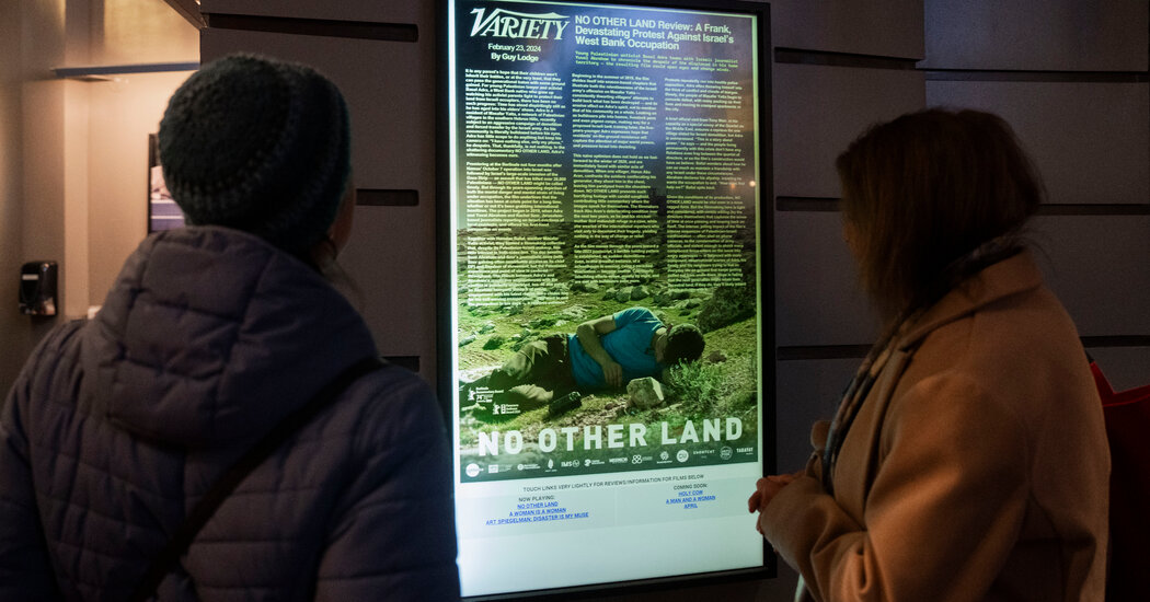 Como ‘nenhuma outra terra’ se tornou um sucesso improvável de bilheteria