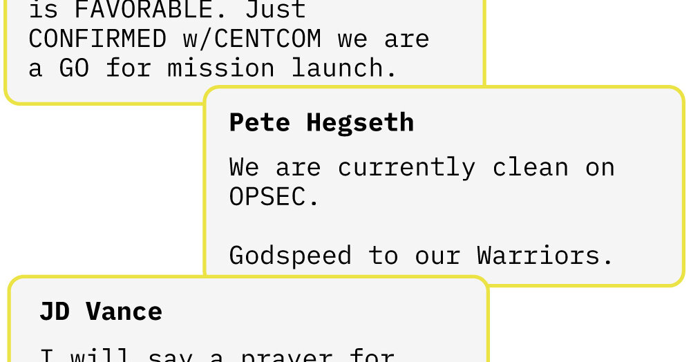 Briefamento de quinta -feira: mais textos de sinal divulgados