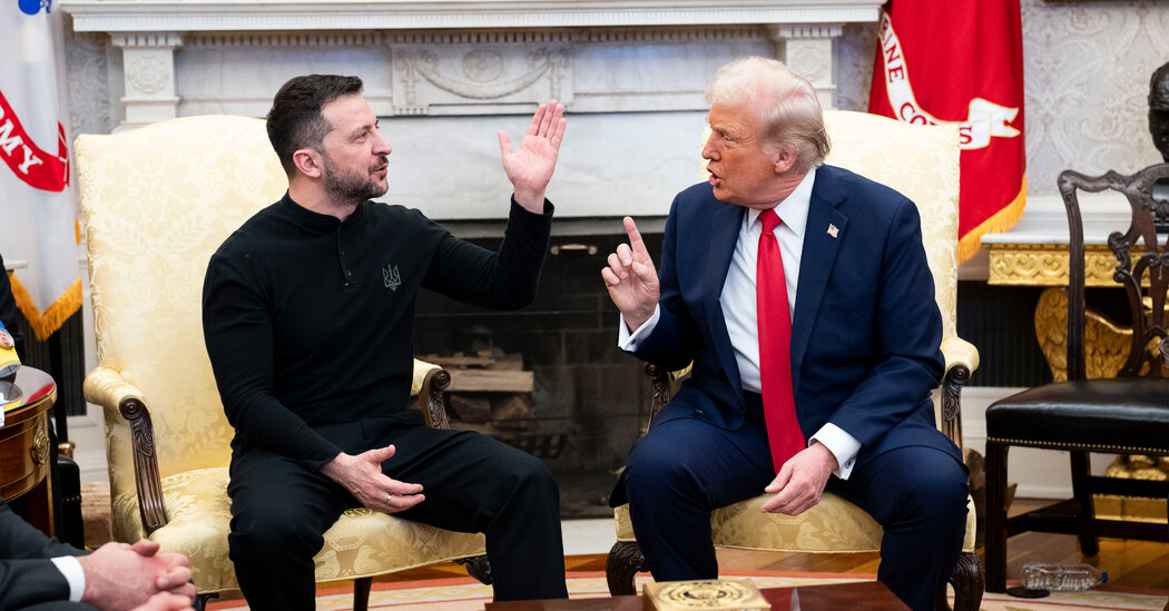 Trump repreende Zelensky, que sai sem contratar a Ucrânia Minerals Deal: Atualizações ao vivo