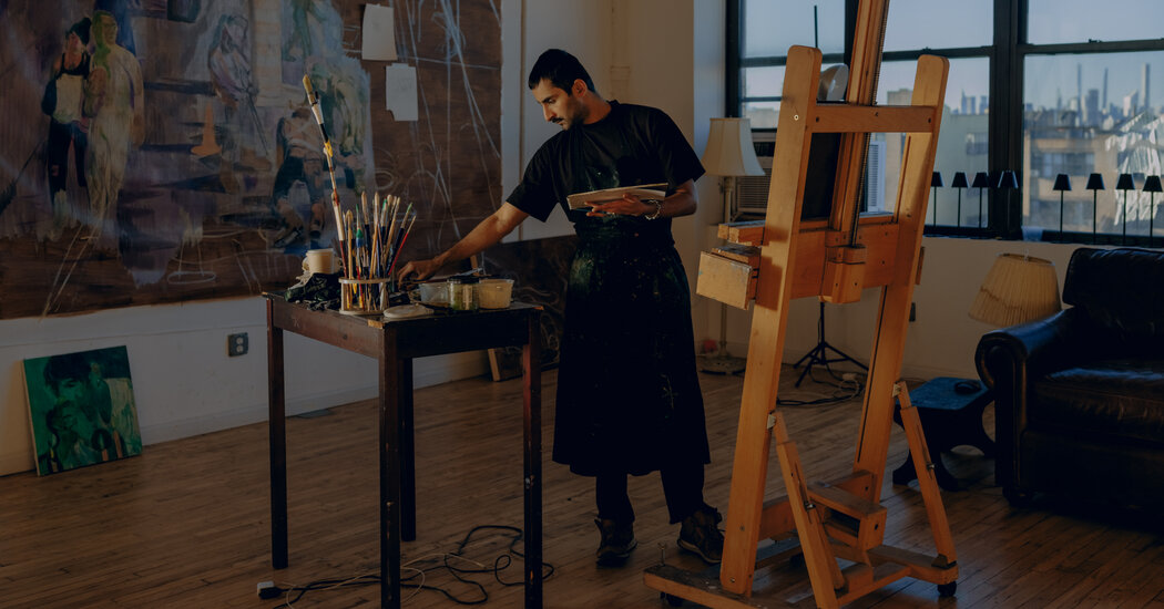 Pintura da memória, Salman Toor evoca paixão e liberdade