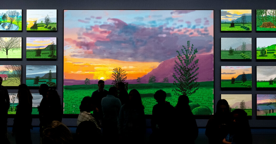 É primavera em Paris para David Hockney