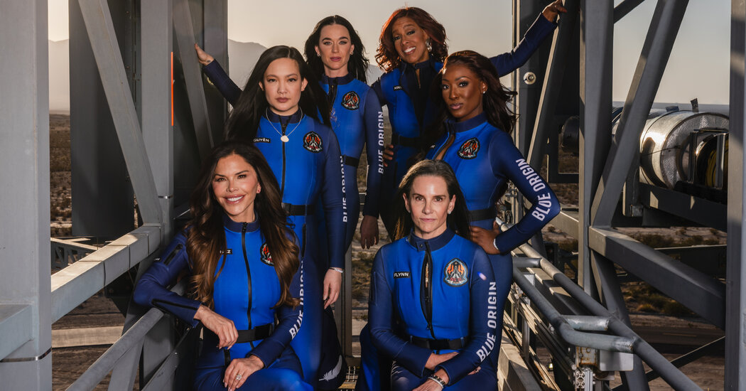Como Lauren Sanchez ajudou a projetar roupas de vôo da Blue Origin