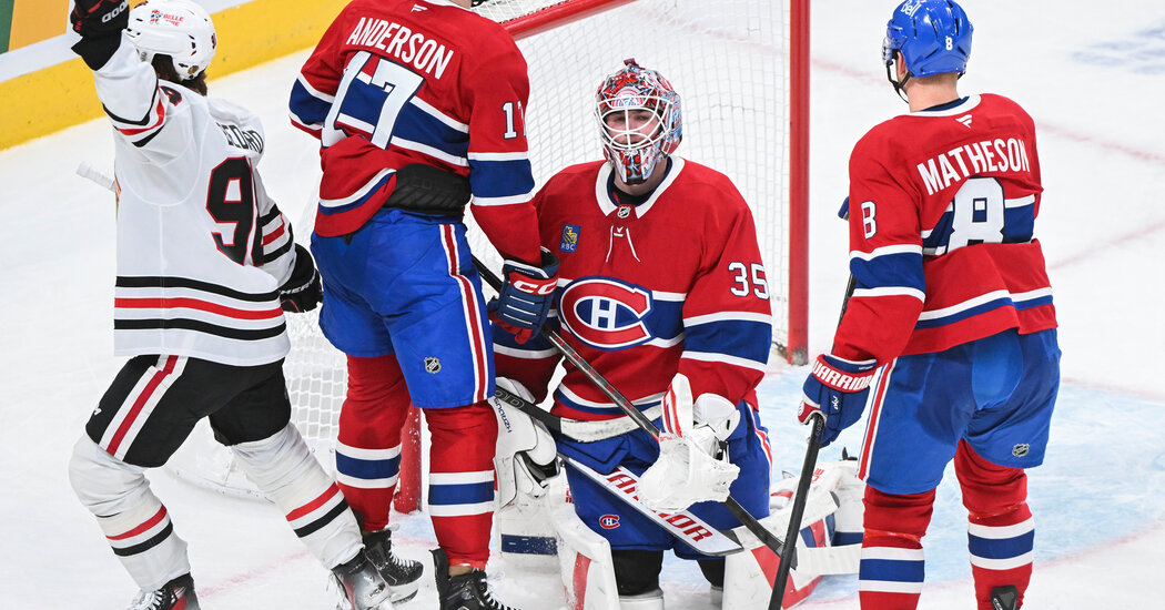 O Canadá reagende o debate político que conflitou com um jogo de hóquei