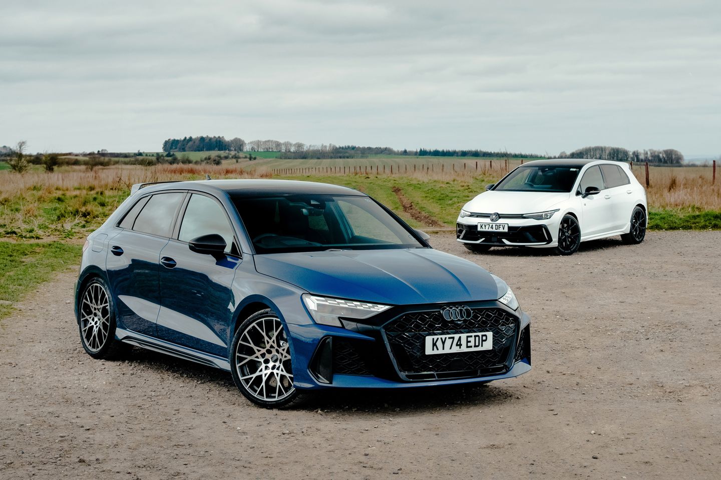 2025 Audi RS3 vs. VW Golf R Black Edition