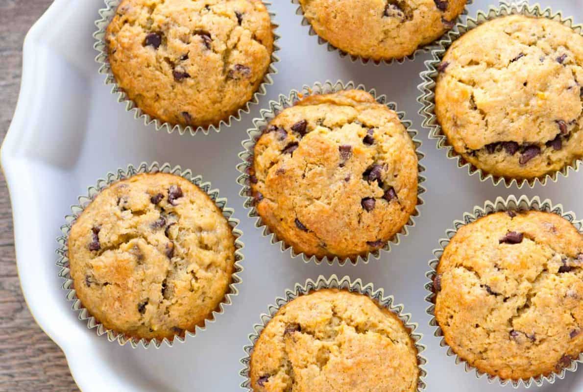Receita de muffins de banana fácil