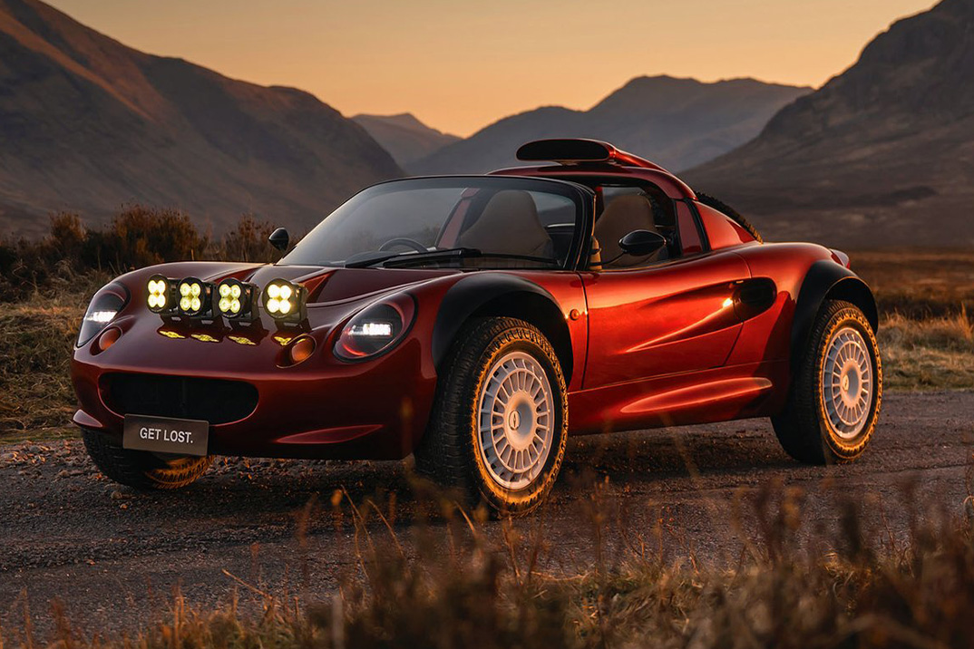 Este Lotus Elise Safari, inspirado em terra