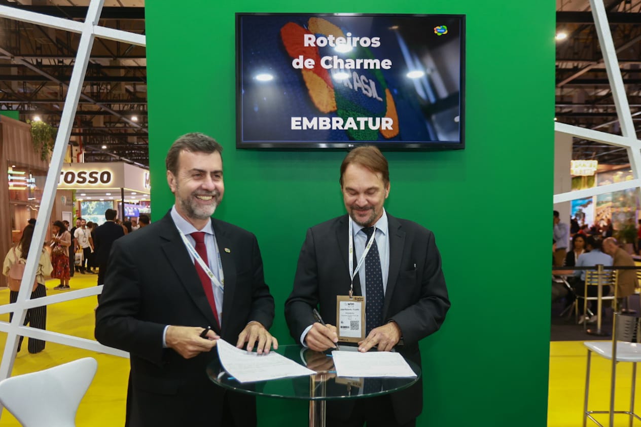 Embratur e Roteiros de Charme assinam acordo para promover o Brasil no exterior como destino de hospedagem sustentável de alto padrão