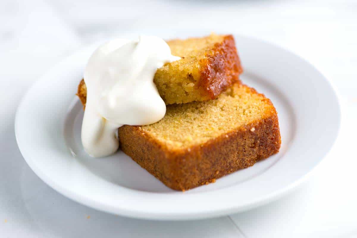Receita de bolo de rum com manteiga