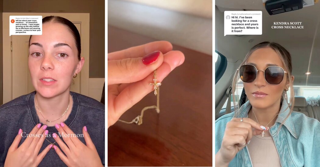 Pingentes cruzados se tornaram um acessório quente na Casa Branca e além