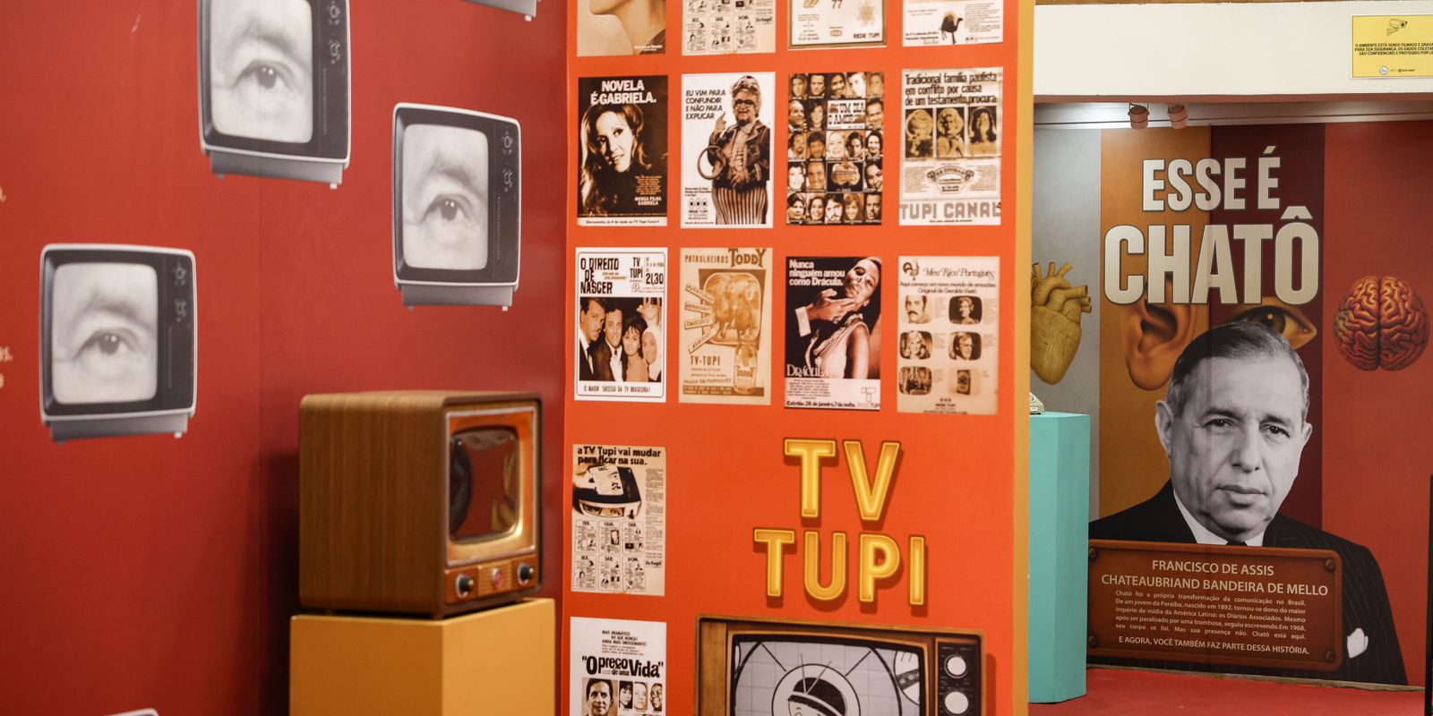 Exposição mostra legado de Assis Chateaubriand para a comunicação