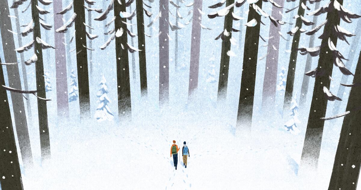 Eles planejaram uma caminhada de um dia em Yosemite. Então eles se perderam na neve