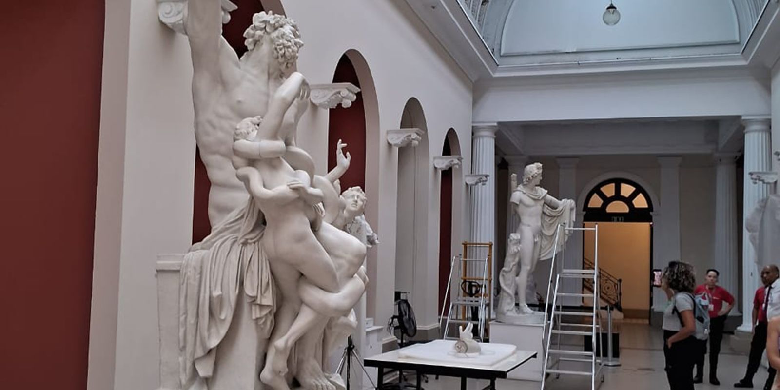 Em reforma, Museu Nacional de Belas Artes promove visitas guiadas