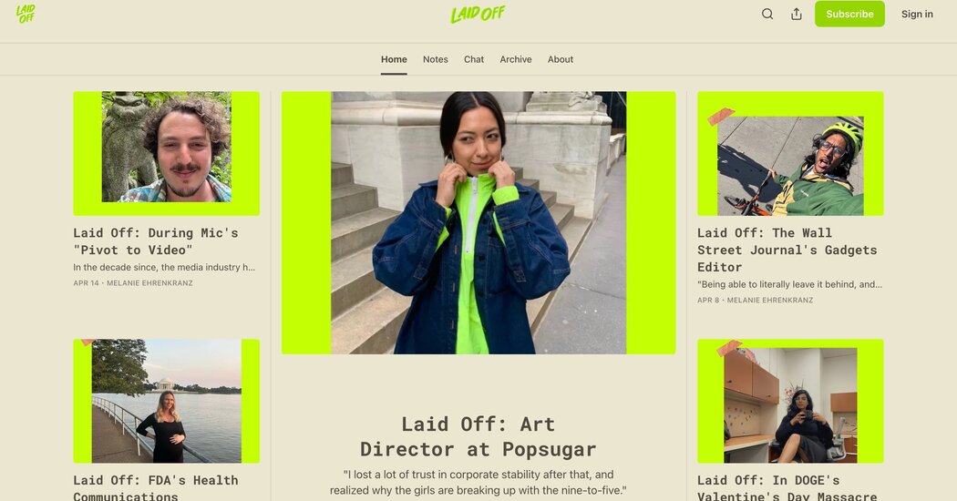 Demitido? Este boletim funciona como um grupo de apoio.