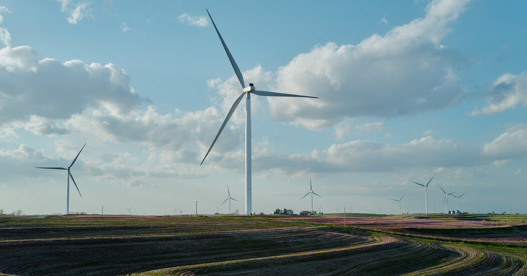 18 estados procuram por cima dos projetos de energia eólica de Trump