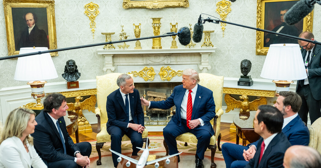 Trump surpreende o Canadá e Carney com nova mensagem: nós te amamos