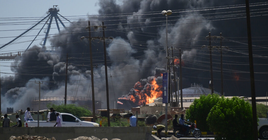 Um refúgio para civis no Sudão é atacado por um terceiro dia
