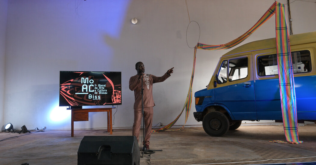 Um pequeno país da África Ocidental tem grandes sonhos artísticos