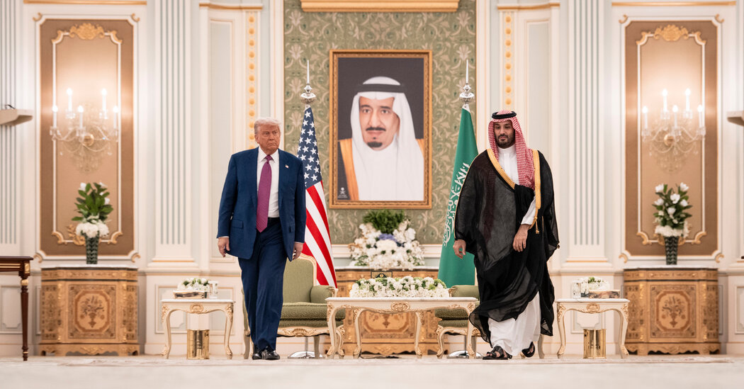 Presidente Trump recebe as boas -vindas na Arábia Saudita para visita ao Oriente Médio: Atualizações ao vivo