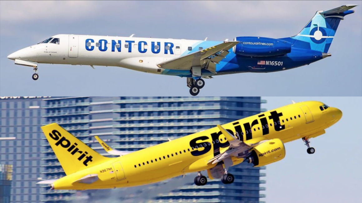 Contorno, Spirit se une para aprimorar o serviço aéreo para as comunidades EAS