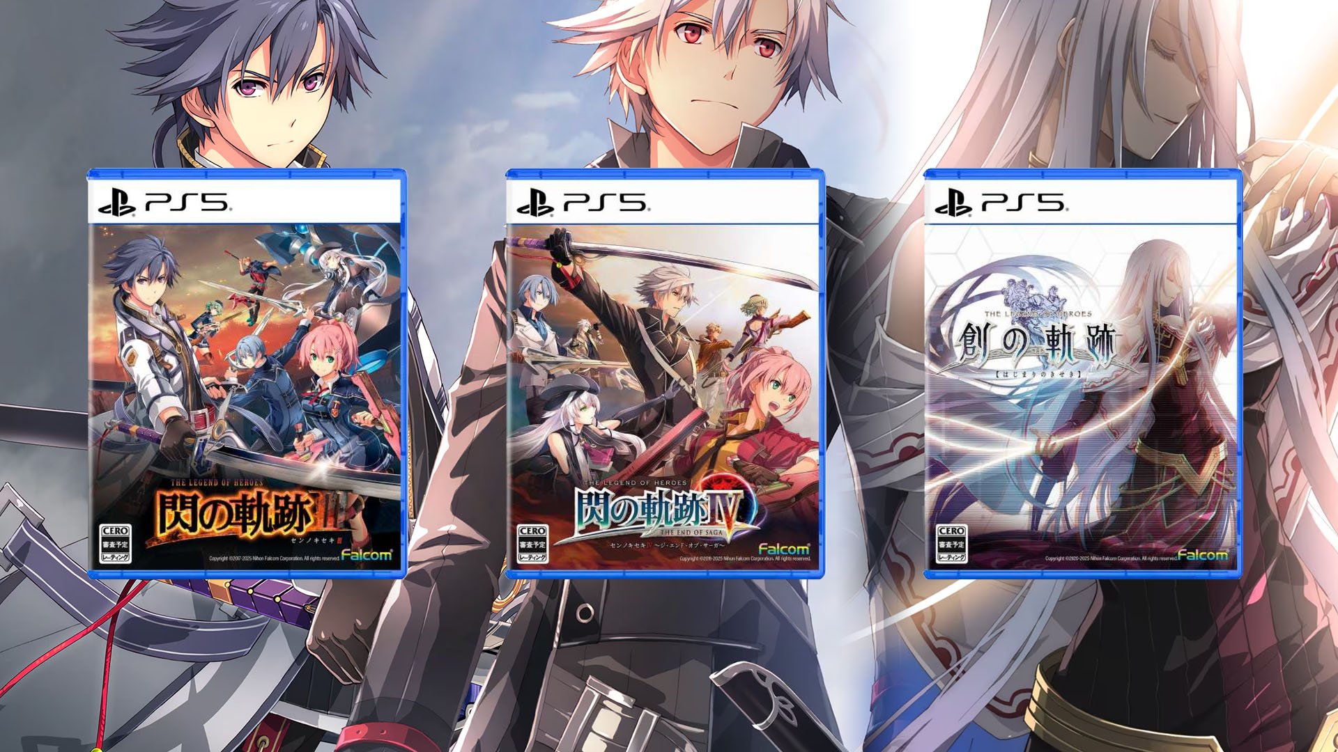 The Legend of Heroes: Trails of Cold Steel III, trilhas de aço frio IV e trilhas para devaneio para o lançamento do PS5 em 21 de agosto no Japão