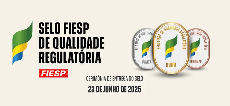 ANTT conquista Selo Ouro da Fiesp e reafirma liderança na qualidade regulatória no Brasil — Agência Nacional de Transportes Terrestres