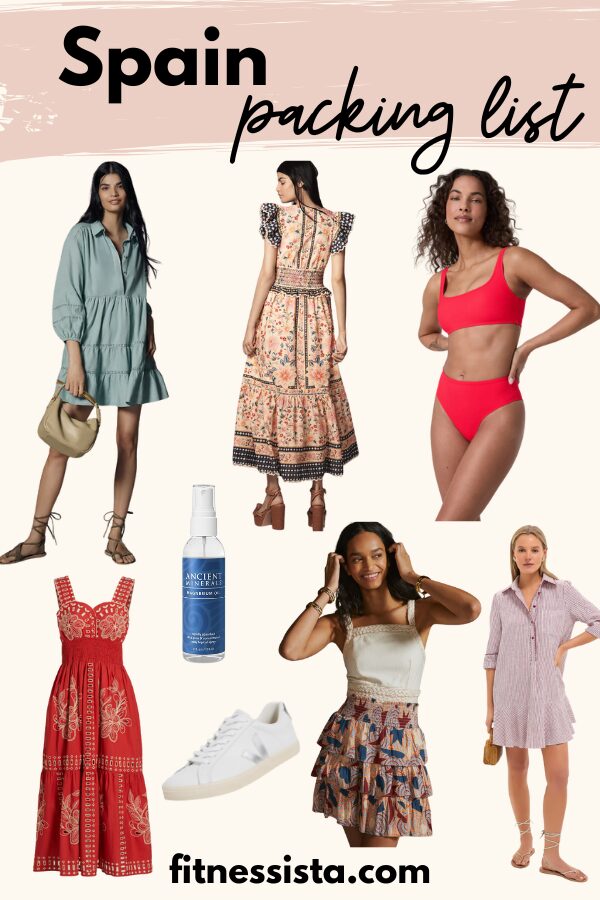 Lista de embalagem da Espanha – The Fitnessista