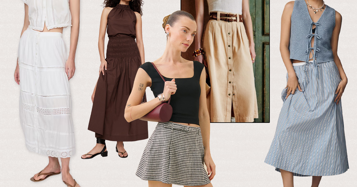 As 15 melhores saias para adicionar ao seu guarda -roupa de verão 2025