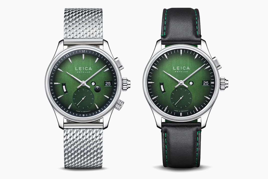 Leica fica verde urbano com essas versões de gradiente dos relógios ZM 1 e ZM 2