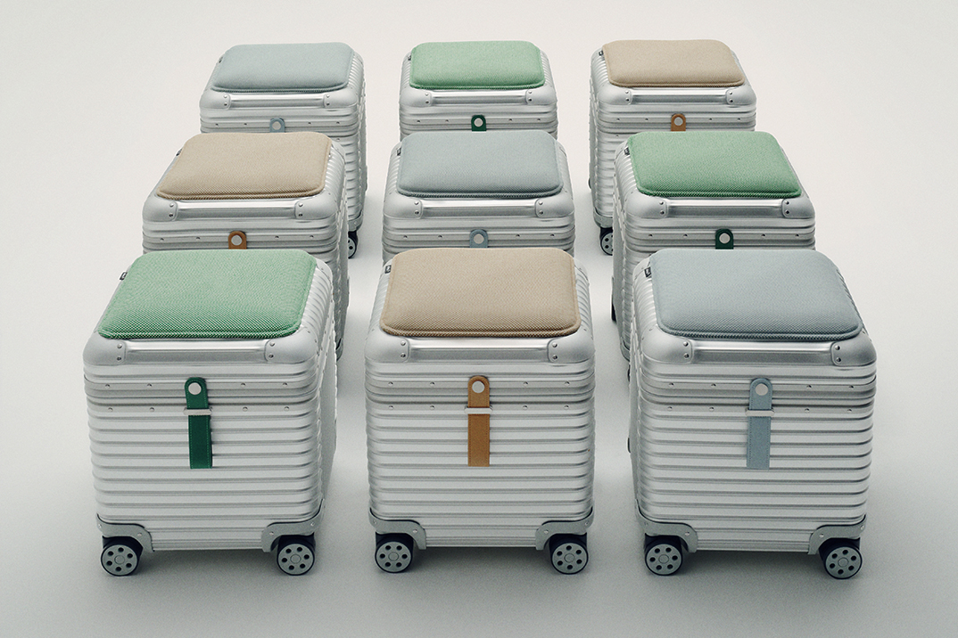 Rimowa & Vitra transformam as malas de alumínio ranhuradas do ex -anterior em um banco e caixa de ferramentas