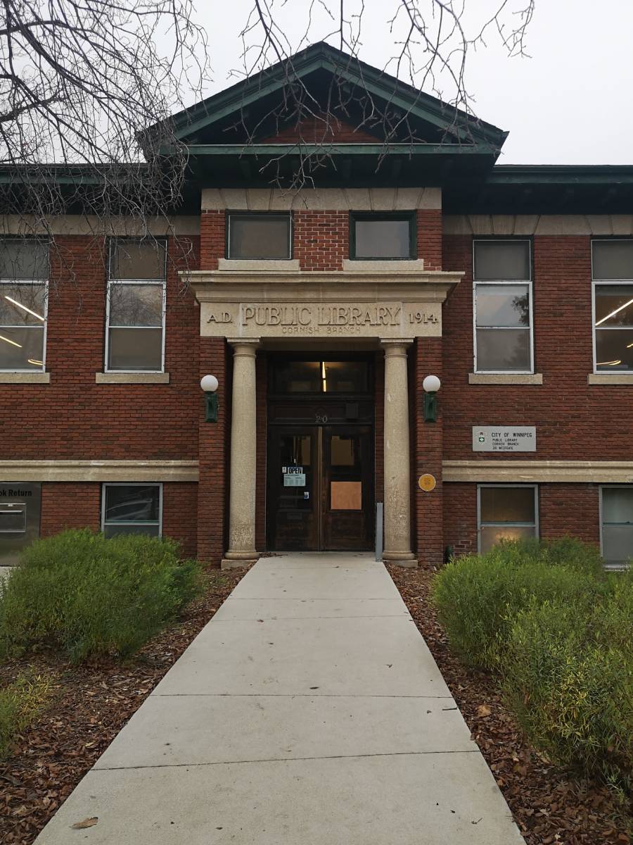 1915 – Cornish Library, Winnipeg, Manitoba
