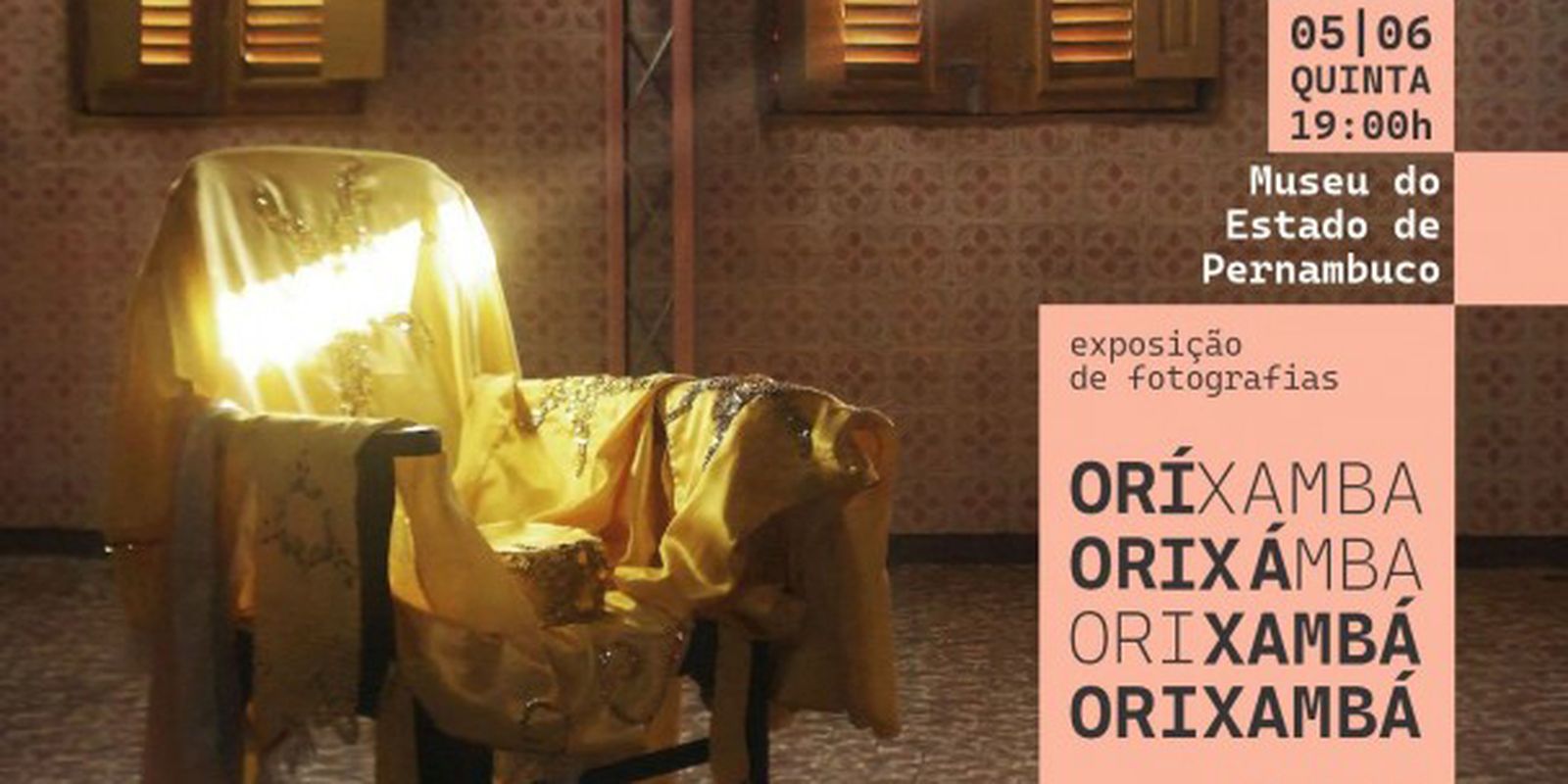 Exposição Orixambá celebra 95 anos do Terreiro de Xambá em Pernambuco