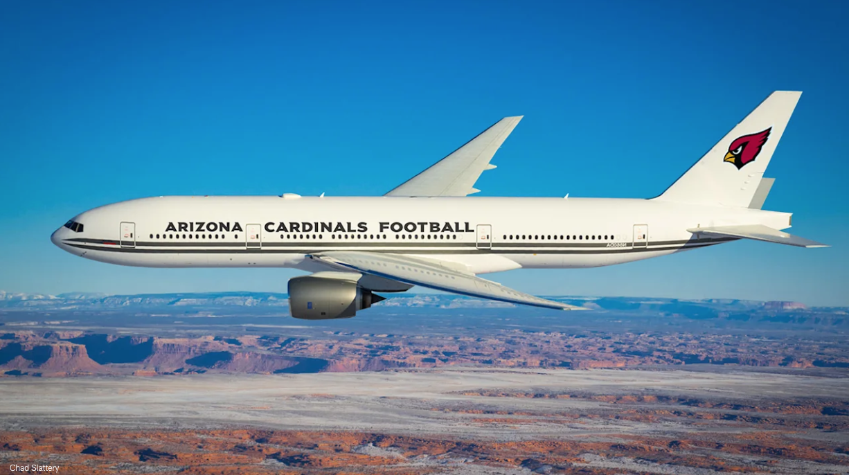 Ponta no Arizona Cardinals Boeing 777 – você não vai acreditar no preço do ingresso