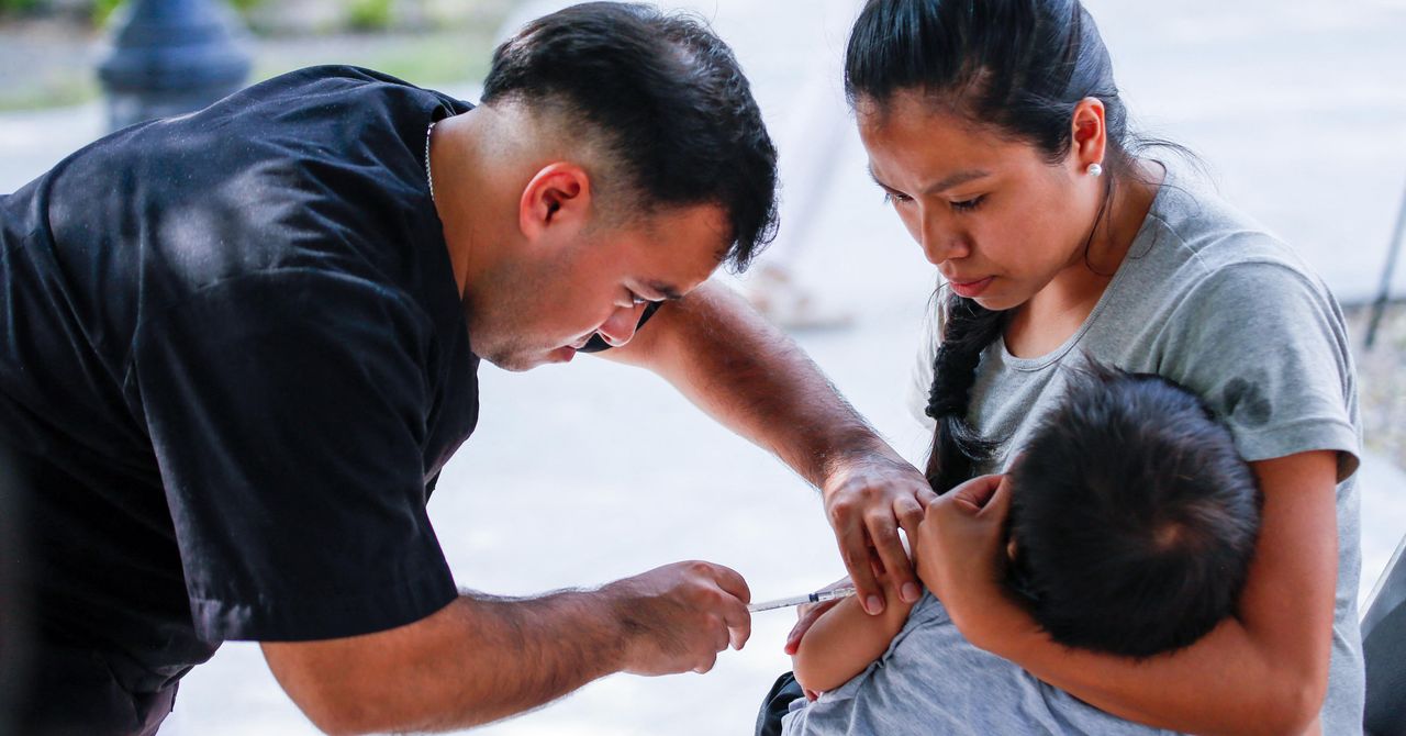 Os casos de sarampo estão subindo no México