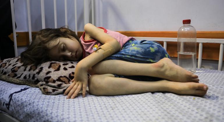 ONU diz que mais de 500 mil pessoas em Gaza estão passando fome