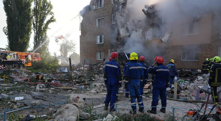 Líder da ONU condena novos ataques da Rússia contra cidades ucranianas