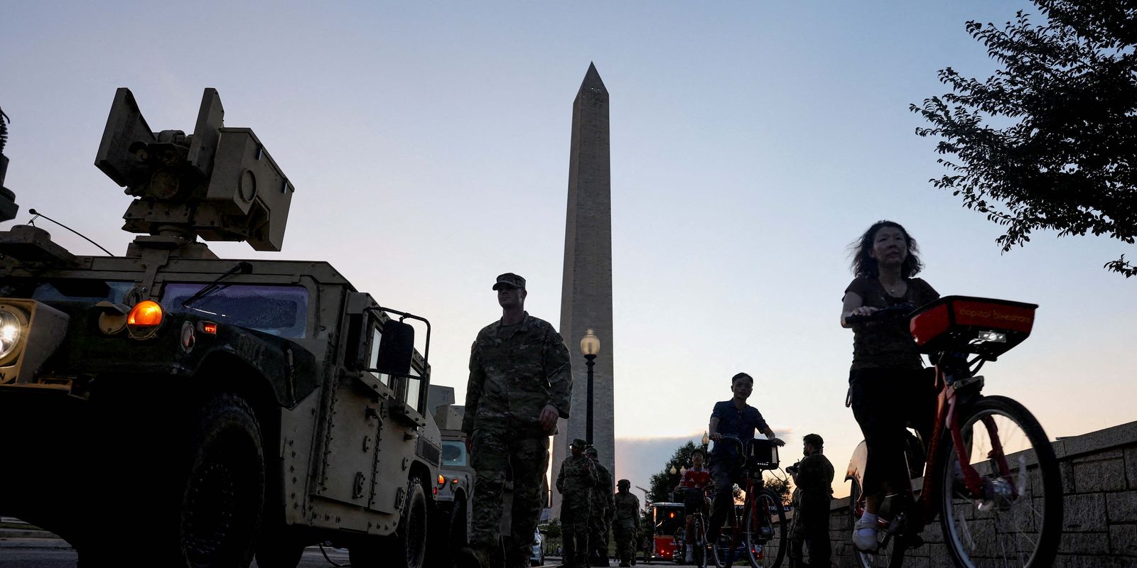 Guarda Nacional chega a Washington DC; prefeita denuncia autoritarismo