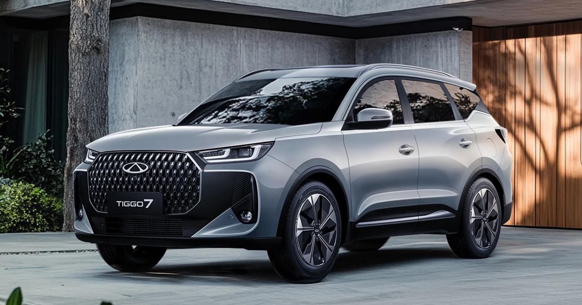 Atualização de Chery Tiggo 7 trazendo o rebaixamento de energia