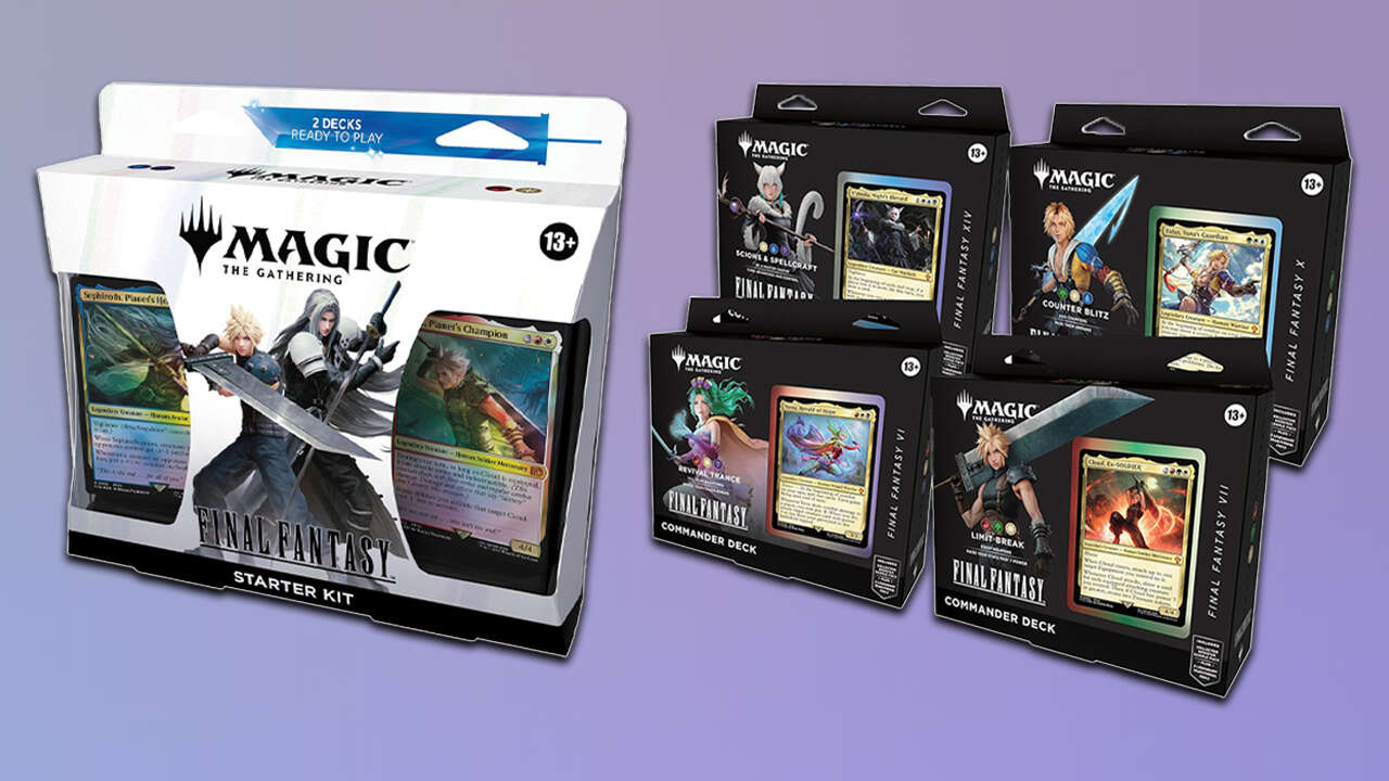 Final Fantasy Magic: The Gathering Commander Decks com desconto acentuadamente na Amazon Labor Day Sale