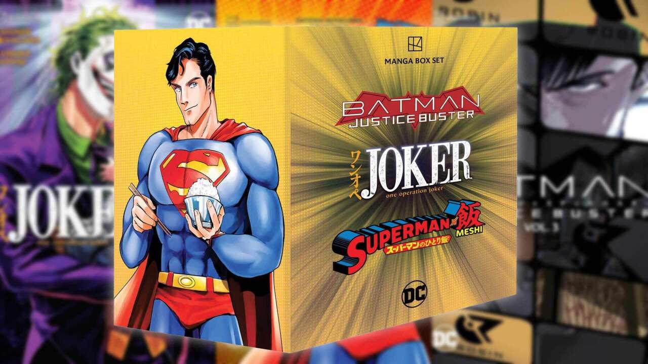 DC Comics 10-Volume Manga Box Set está de acordo com a pré-encomenda por apenas $ 50