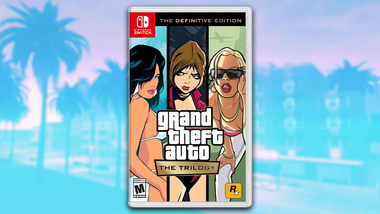 Grand Theft Auto Trilogy Reeleoused for Switch com todos os jogos no cartão, apenas US $ 30