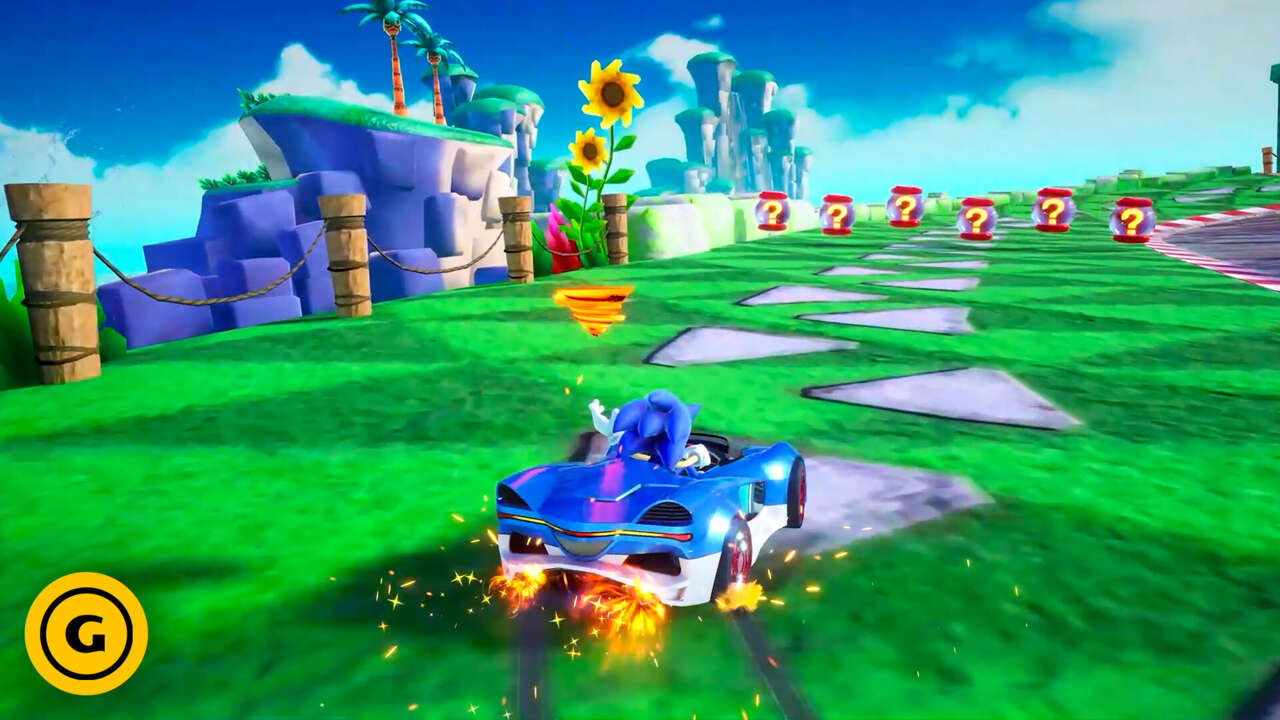 8 minutos de Sonic Racing: Gameplay
