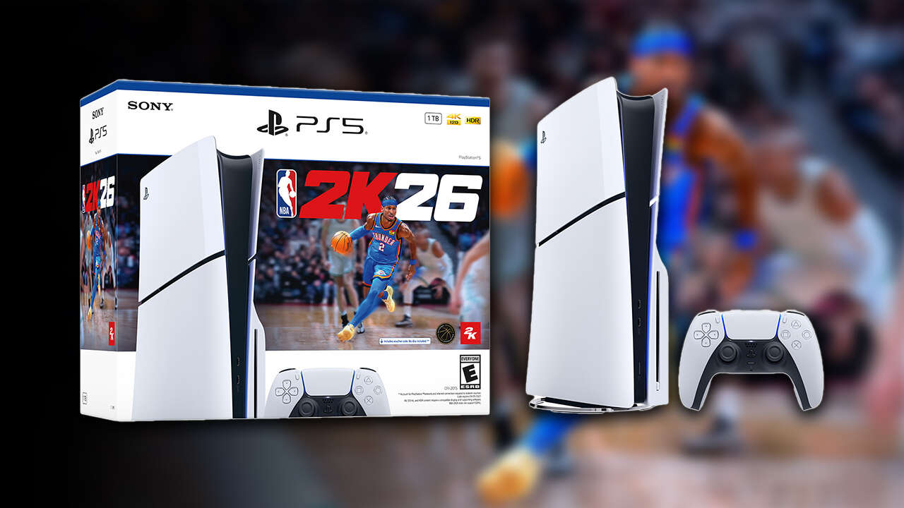 A Sony anuncia um novo pacote de console Slim PS5 com NBA 2K26
