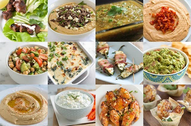 20 receitas de aperitivos frescos e coloridos