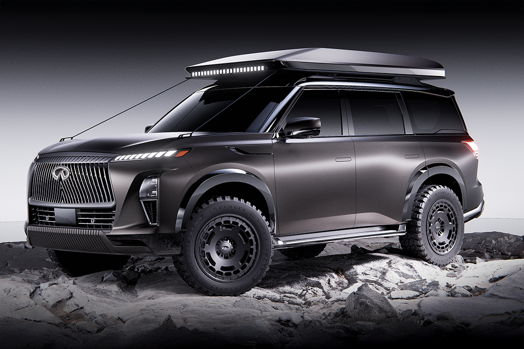 A Infiniti transformou seu luxo SUV QX80 em um Overlander com o conceito de especificação de terreno